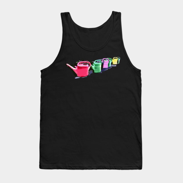 Watering Cans Tank Top by RosArt100